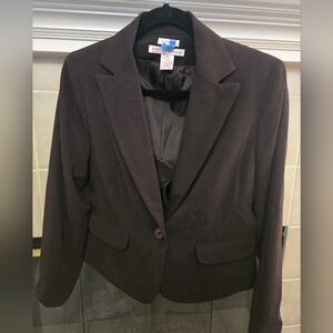 Nine West Women's Dark Brown Suit Jacket